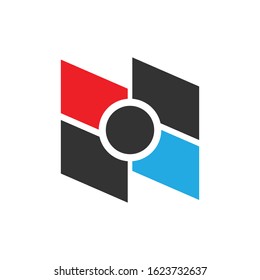 colour windows icon logo vector