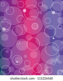 Coloured abstract background with circles and lights