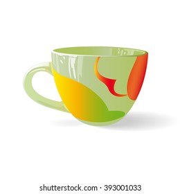 coloured cup for tea