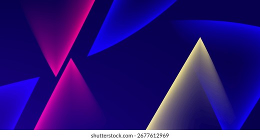 Farbiges Neonlicht dunkler Hintergrund, Vektordesign in Folge 10
