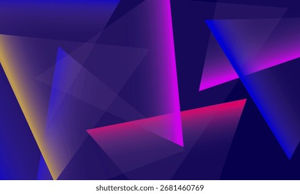 Diseño de Vector de fondo oscuro de luces de neón de colores en eps 10