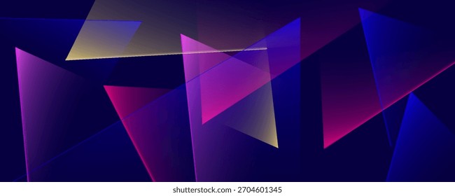 Diseño de Vector de fondo oscuro de luces de neón de colores en eps 10