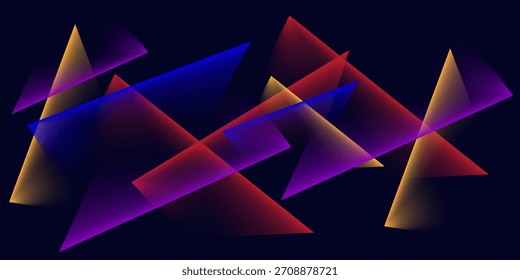 Farbiges Neonlicht dunkler Hintergrund, Vektordesign in Folge 10