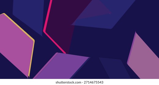 Diseño de Vector de fondo oscuro de luces de neón de colores en eps 10