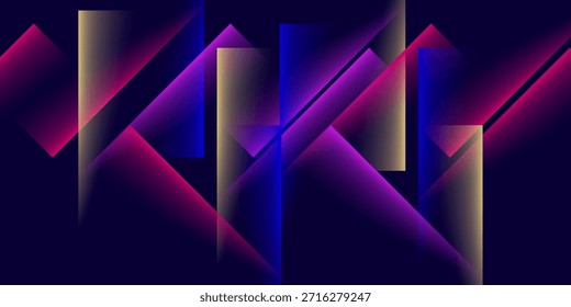 Diseño de Vector de fondo oscuro de luces de neón de colores.vektor.eps 10    