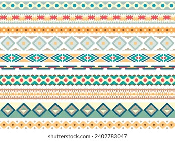 Coloured ornaments collection vector png