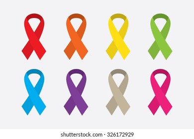 Coloured Ribbons