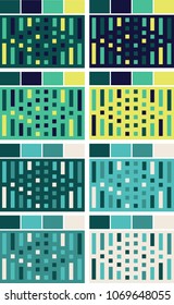 coloured stripes rapport with two option of paletes