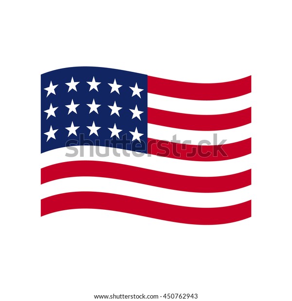 米国の国旗 米国の国旗のベクターイラスト のベクター画像素材 ロイヤリティフリー