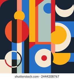 Colourful abstract background. Bright image for wallpaper, banner, presentation, background. Vector illustration 