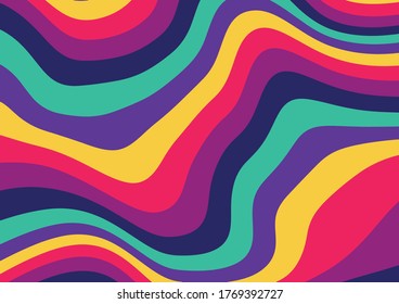 Colourful abstract background, Liquid wave background, Vector EPS 10 