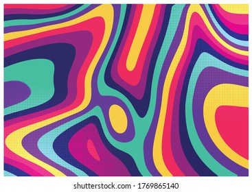 Colourful abstract background, Liquid wave background, Rainbow background 