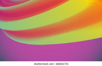 Colourful abstract background twisted tubes for advertising, vector illustration