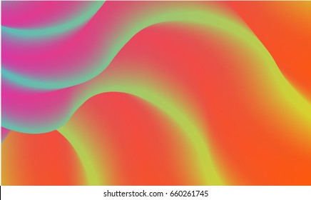 Colourful abstract background twisted tubes for advertising, vector illustration