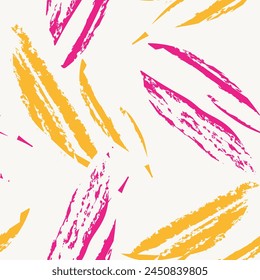Diseño de patrones de trazos de pinceladas Abstractas coloridas para textiles de moda, gráficos y artesanías