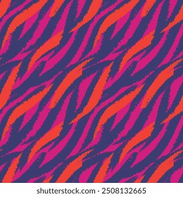 Colourful Abstract Brush strokes pattern design for fashion textiles, graphics and crafts