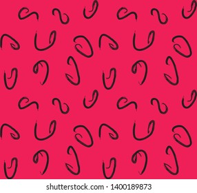 Colourful Abstract Brushstroke Seamless Pattern Background