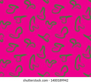 Colourful Abstract Brushstroke Seamless Pattern Background