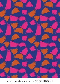 Colourful Abstract Brushstroke Seamless Pattern Background