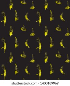 Colourful Abstract Brushstroke Seamless Pattern Background