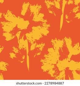 Colourful Abstract Floral seamless pattern design for fashion textiles, graphics, backgrounds and crafts