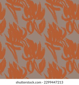 Colourful Abstract Floral seamless pattern design for fashion textiles, graphics, backgrounds and crafts