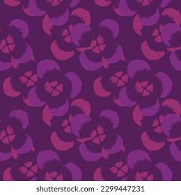 Colourful Abstract Floral seamless pattern design for fashion textiles, graphics, backgrounds and crafts