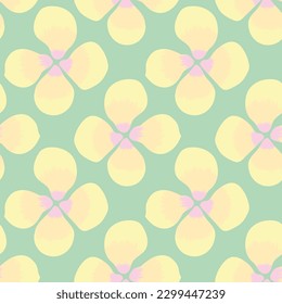 Colourful Abstract Floral seamless pattern design for fashion textiles, graphics, backgrounds and crafts