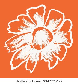 Colourful Abstract Floral seamless pattern design for fashion textiles, graphics, backgrounds and crafts