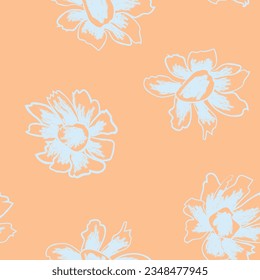 Resumen de color Diseño de patrones sin costura floral para textiles de moda, gráficos, fondos y artesanías
