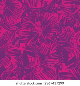 Colourful Abstract Floral seamless pattern design for fashion textiles, graphics, backgrounds and crafts