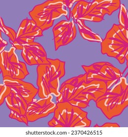 Colourful Abstract Floral seamless pattern design for fashion textiles, graphics, backgrounds and crafts