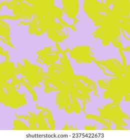 Colourful Abstract Floral seamless pattern design for fashion textiles, graphics, backgrounds and crafts