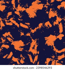 Colourful Abstract Floral seamless pattern design for fashion textiles, graphics, backgrounds and crafts