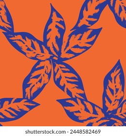 Colourful Abstract Floral seamless pattern design for fashion textiles, graphics, backgrounds and crafts