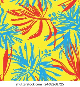 Colorido Abstractas Floral diseño sin costuras para textiles de moda, gráficos, fondos y artesanías