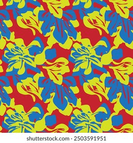 Diseño inconsútil floral Abstractas colorido del modelo para los textiles de la moda, los gráficos, los fondos y los artes