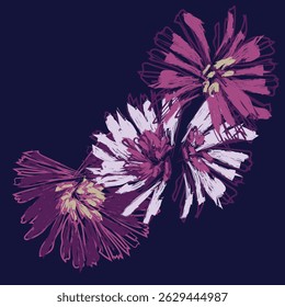 Diseño inconsútil floral Abstractas colorido del modelo para los textiles de la moda, los gráficos, los fondos y los artes