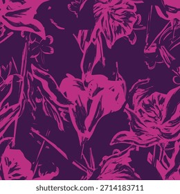 Diseño inconsútil floral Abstractas colorido del modelo para los textiles de la moda, los gráficos, los fondos y los artes