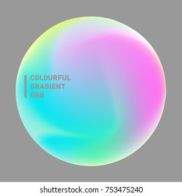 Colourful abstract gradient for all kinds of branding projects, or just to create the artwork. Abstract a unique colourful orb for brand designs, app interfaces, or even phone backgrounds.