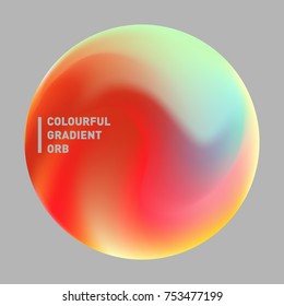 Colourful abstract gradient for all kinds of branding projects, or just to create the artwork. Abstract a unique colourful orb for brand designs, app interfaces, or even phone backgrounds.