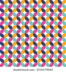 Colourful abstract pattern. Geometric background. Vector illustration