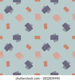 colourful abstract shape seamless pattern with blue background. great for textile, fabric, ceramic motifs ,scrapbooking, wrapping paper.