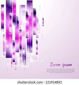 Colourful abstract shapes. Vector tech design eps 10