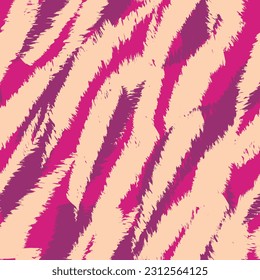 Colourful Abstract zebra textured pattern design for fashion textiles, graphic and backgrounds