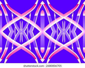 colourful aesthetic abstract gradient batik dayak line art shape wallpaper background pattern	