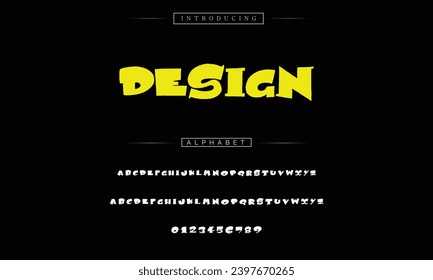 colourful alphabet, playful letters, funny festival font for bright fiesta logo, Mexican headline, birthday and greeting card typography, thank you phrases. Vector typographic design.