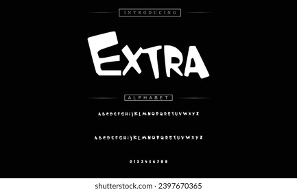 colourful alphabet, playful letters, funny festival font for bright fiesta logo, Mexican headline, birthday and greeting card typography, thank you phrases. Vector typographic design.