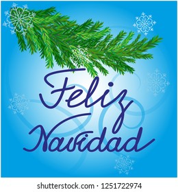 Colourful background Feliz Navidad