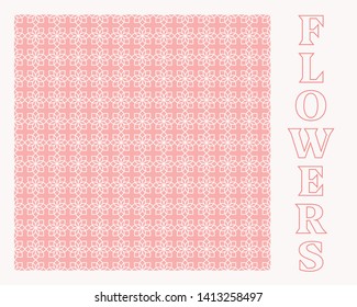 Colourful background, Seamless pattern tile - Ornament illustration. Decor wallpaper, Vintage decorative element - Modern floral background. Flower seamless pattern scrapbook